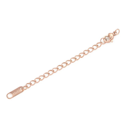 Stainless Steel Extension Tail Chains with Lobster Clasps | 10pcs Jewelry Findings