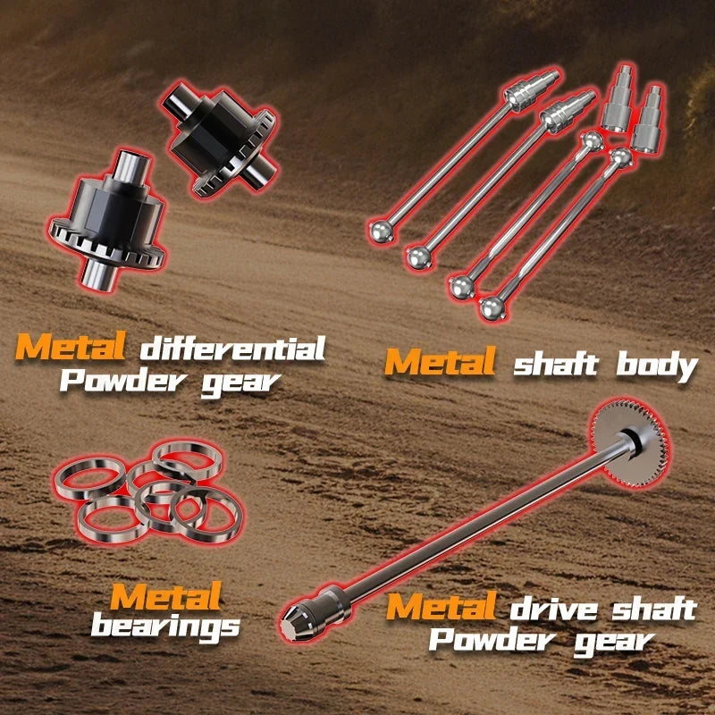 9522PRO 85KM/H High-speed RC Car Brushless Four-wheel Drive Off-road Drift 1:16 Professional Racing Car 9522 50KM/H Boy's Toy