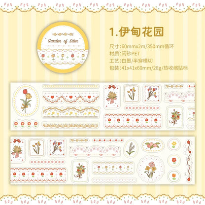 Journal GO Dessert Strawberry Washi Tape Set | Scrapbooking and Journaling Masking Tape