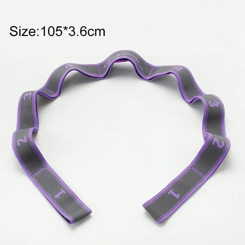 Yoga Pull Strap Belt | Elastic Resistance Band for Pilates and Dance Stretching