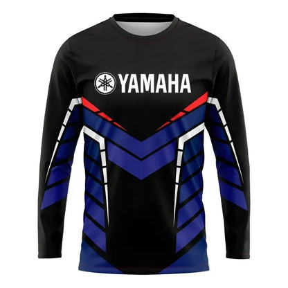 2026 Yamaha Design New Racing Cycling Suit - Men’s Off-Road Motorcycle Sports Fast Drying Long Sleeved Loose Jersey