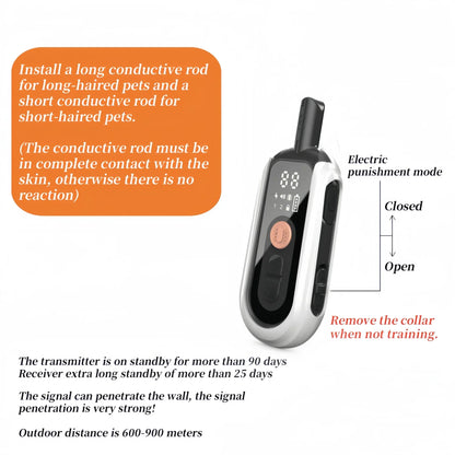 Electric Dog Training Collar – Waterproof Anti-Bark Remote Control