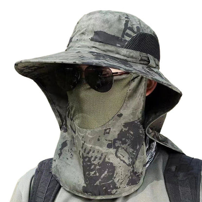 UV Protection Sun Hat | Outdoor Fishing and Hiking Cap with Neck Flap