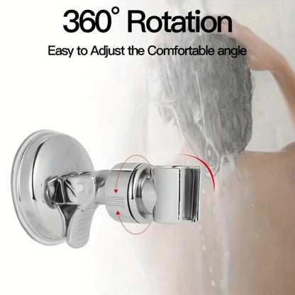 360 ° Adjustable Suction Cup Shower Head Holder, Household Bathroom Suction Cup Rack Bathroom Accessories