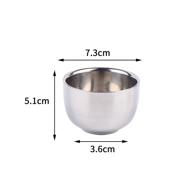 Stainless Steel Double Wall Insulated Mugs | Heat Retaining Drinking Cups