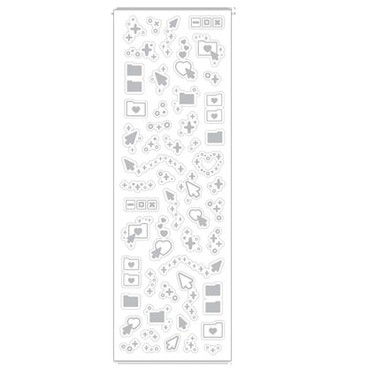 Cute Decorative Paper Stickers for Photocards and Scrapbooking | Kawaii Toploader Sticker Pack