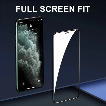 9H Tempered Glass For iPhone 17 Air 16 15 14 Plus 13 Mini 12 11 Pro Max Screen Protectors iPhone X XR XS Max 7 8 Protection Film