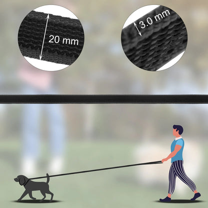 Long Dog Leash - Dual Color, Easy Training