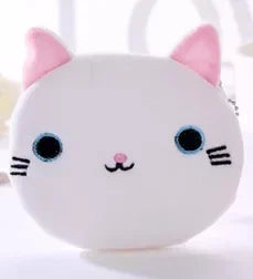 Cute Coin Purse with Keychain | Small Zipper Wallet for Change and Lipstick