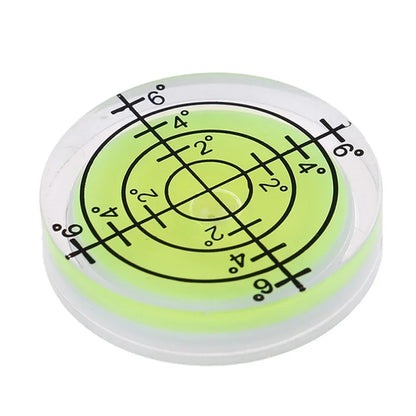 32mm Round Bubble Level | Universal Bullseye Level for Precision Measuring