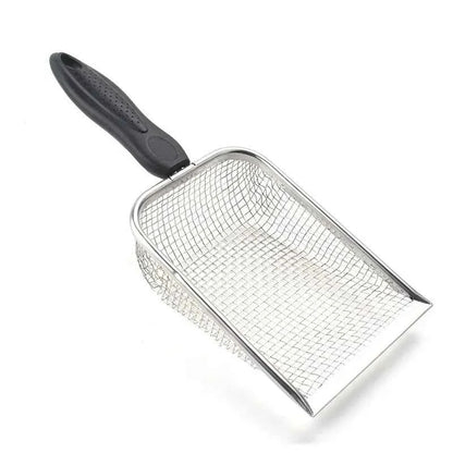 Long Handle Stainless Steel Cat Litter Scoop