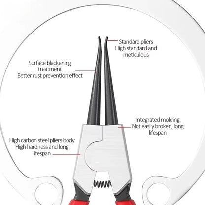 5-In Circlip Pliers | Dual-Purpose Retaining Ring Pliers for Internal and External Snap Rings