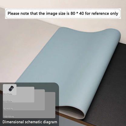 Large Mouse Pad – PU Leather Waterproof Desk Protector Mat for Office, Gaming, Keyboard & PC Accessories