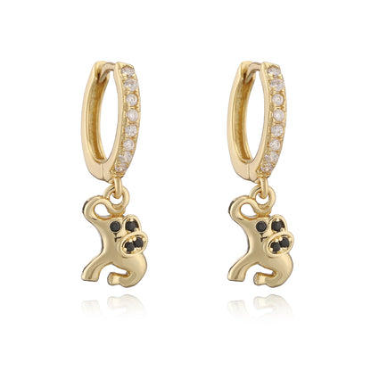 Sun Star Drop Earrings | 18K Gold Plated Meteorite Charm Jewelry