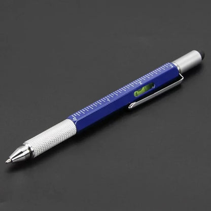 7 in 1 Multifunctional Pen Touch Screen Stylus | Ballpoint Pen Tool with Screwdriver and Level Gauge