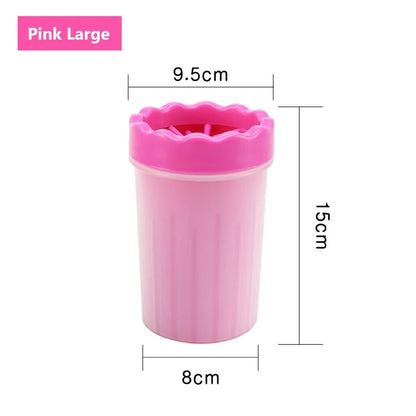 Pet Paw Cleaning Cup – Portable Silicone Dog & Cat Foot Washer | Removable Mud Cleaner (S/L/XL Sizes)