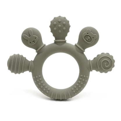 Silicone Baby Teether – Sensory Chew Beads for Anxiety & Teething Relief, 0-12 Months