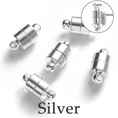 Heart Round Magnetic Clasps Set | DIY Jewelry Connector Charms