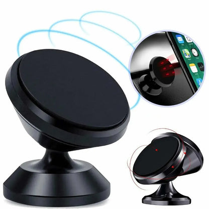 Magnetic Car Phone Holder Magnet Mount Bracket Stick on Car Dashboard Wall Mobile Cell Support in Car for iPhone Samsung Xiaomi