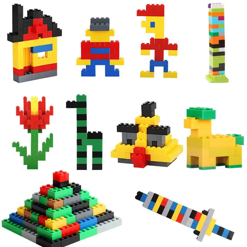 DIY creative building blocks big set City classic building blocks assemble boys and girls birthday gift children's educational t