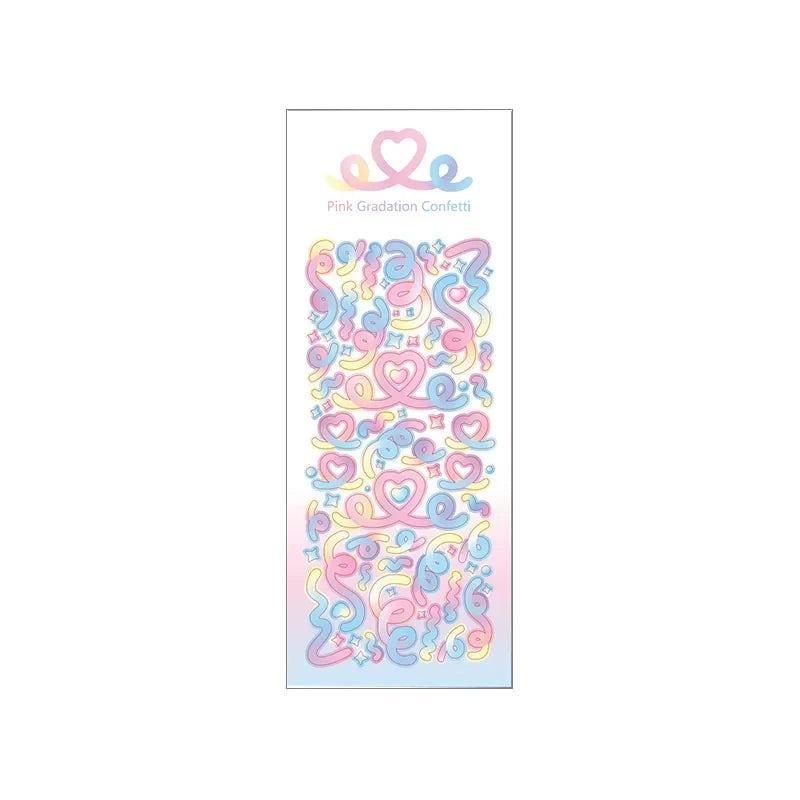 Cute Decorative Paper Stickers for Photocards and Scrapbooking | Kawaii Toploader Sticker Pack