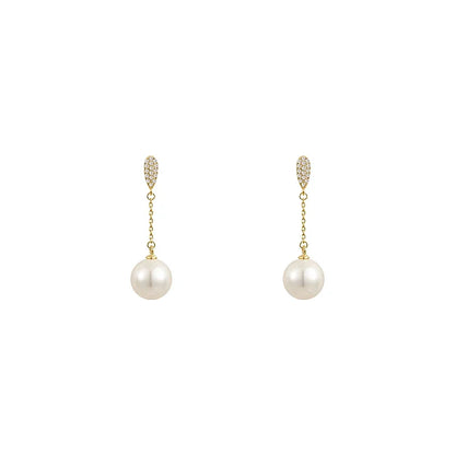 Elegant Drop Pearl Tassel Earrings | Fashion Jewelry for Women