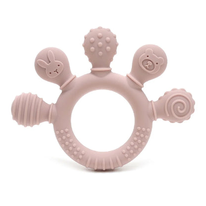 Silicone Baby Teether – Sensory Chew Beads for Anxiety & Teething Relief, 0-12 Months