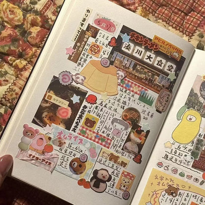 Creative Sticker Book for Diary Decoration | Japanese Style DIY Card Set