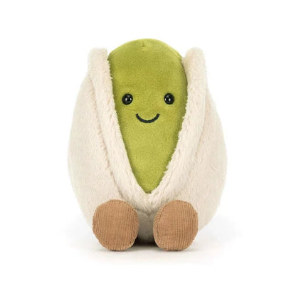 12cm Pistachio Nut Plush Toy – Cute Stuffed Doll for Home Décor, Living Room, and Birthday Gifts