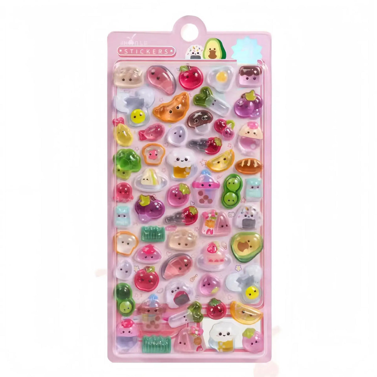 3D Food Stamping Seal Sticker | Japanese Anime Decorative Craft Stickers for Kids