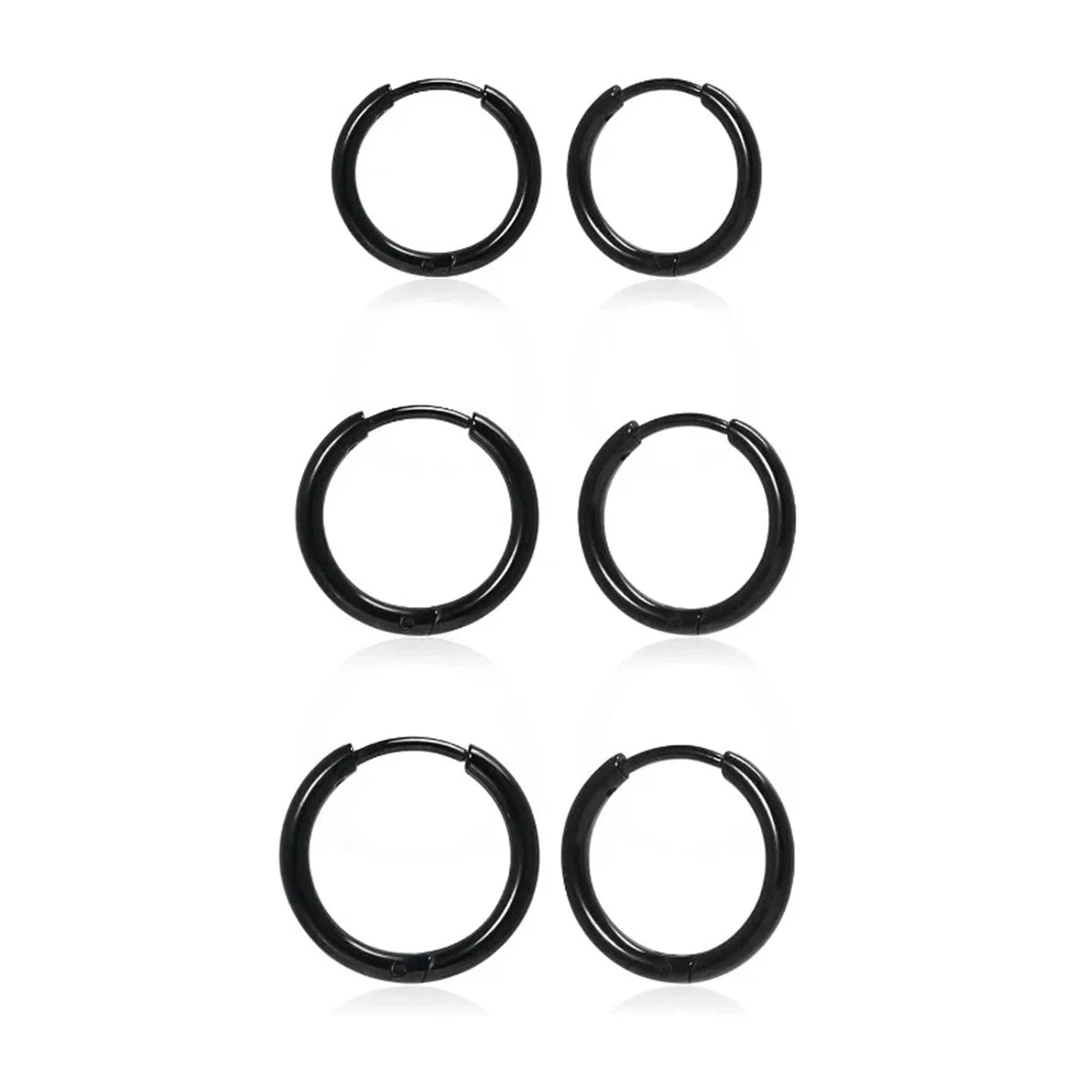 316L Stainless Steel Huggie Hoop Earrings | Hypoallergenic Cartilage Piercing Jewelry for Men and Women