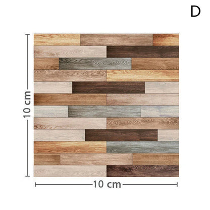 1:12 Dollhouse Miniature Grain Floor Wallpaper Tiles Sticker | Bathroom Living Room Decor