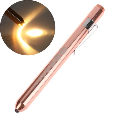 LED Medical Penlight with Pupil Gauge | Reusable Pocket Flashlight for Nurses and Doctors