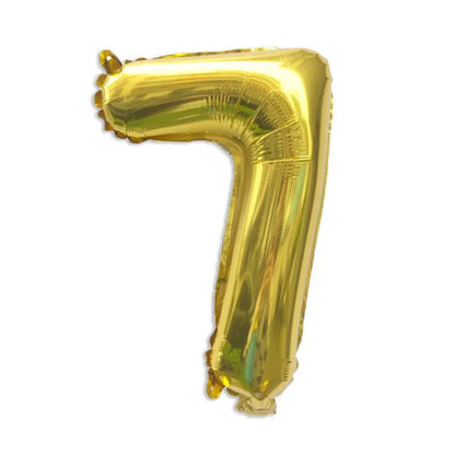 32 Inch Gold Foil Number Balloons 0-9 | Birthday Party Decorations