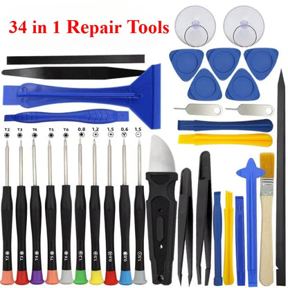 34 in 1 Precision Screwdriver Repair Tool Set | Electronics Maintenance Kit
