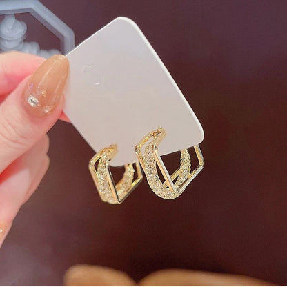 Germanium Earrings for Lymphatic Drainage | Magnetotherapy Hoop Earrings