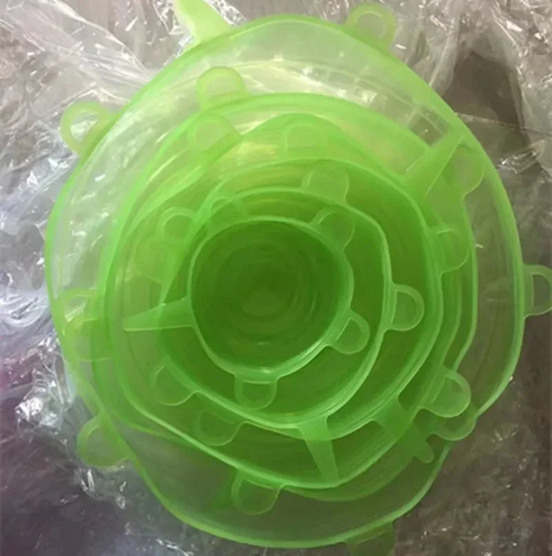 Silicone Stretch Lids | Reusable Food Covers for Bowls, Pots, and Containers