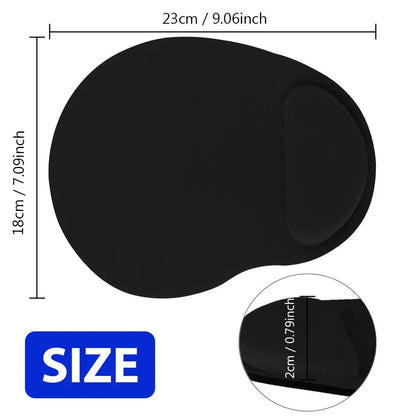 Ergonomic Wrist Rest Mouse Pad – Soft Non-Slip Mousepad with Comfortable Wrist Support for PC & Laptop