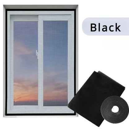 Self-Adhesive Mosquito Window Screen Curtain | DIY Insect Net for Doors and Windows