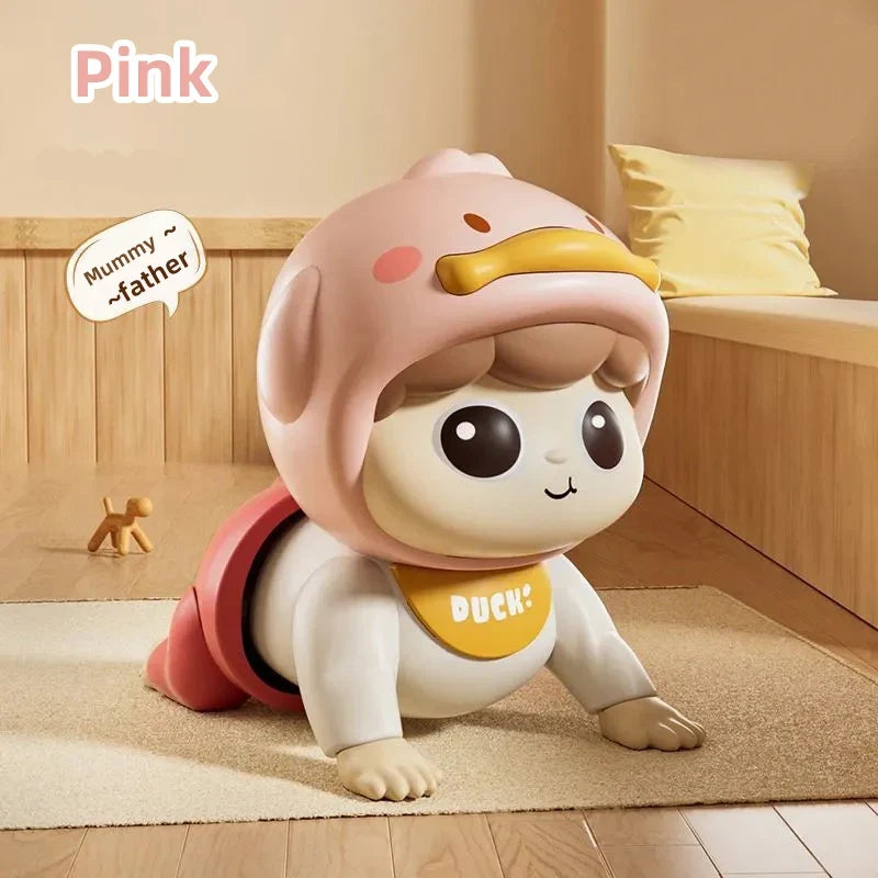 crawling doll baby toy with music, ,learning crawling guidance and head up train Children's vocal toys and baby interactive ing