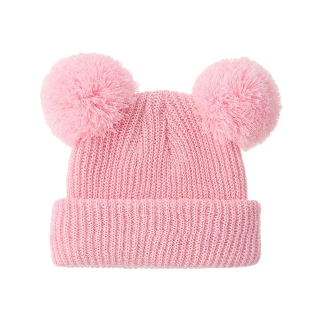 Baby Knotted Turban Hat for Newborns | Pom Pom Cap