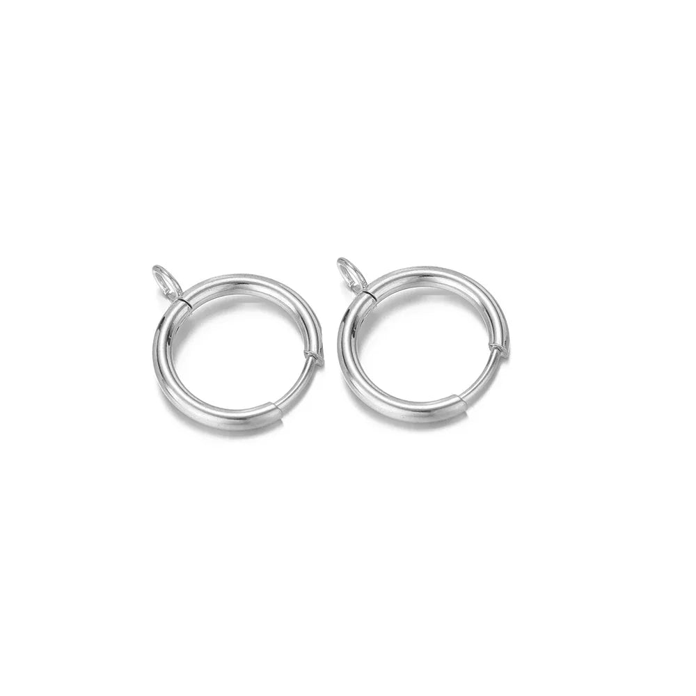 Stainless Steel Gold Earring Hooks with Ear Posts and Jump Rings | DIY Jewelry Making Supplies