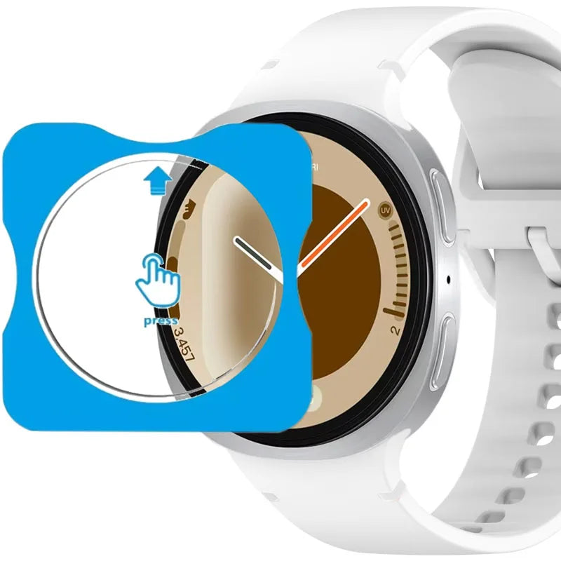 Tempered Glass Film Quick Pasting For Samsung Galaxy Watch 8/7/6/5/4 40mm 44mm Ultra 47mm Protective Screen Film Watch 8 Classic