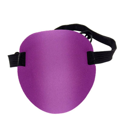 Unisex Black Single Eye Patch | Adjustable Washable Concave Eyepatch for Sleep, Vision Training, and Cosplay