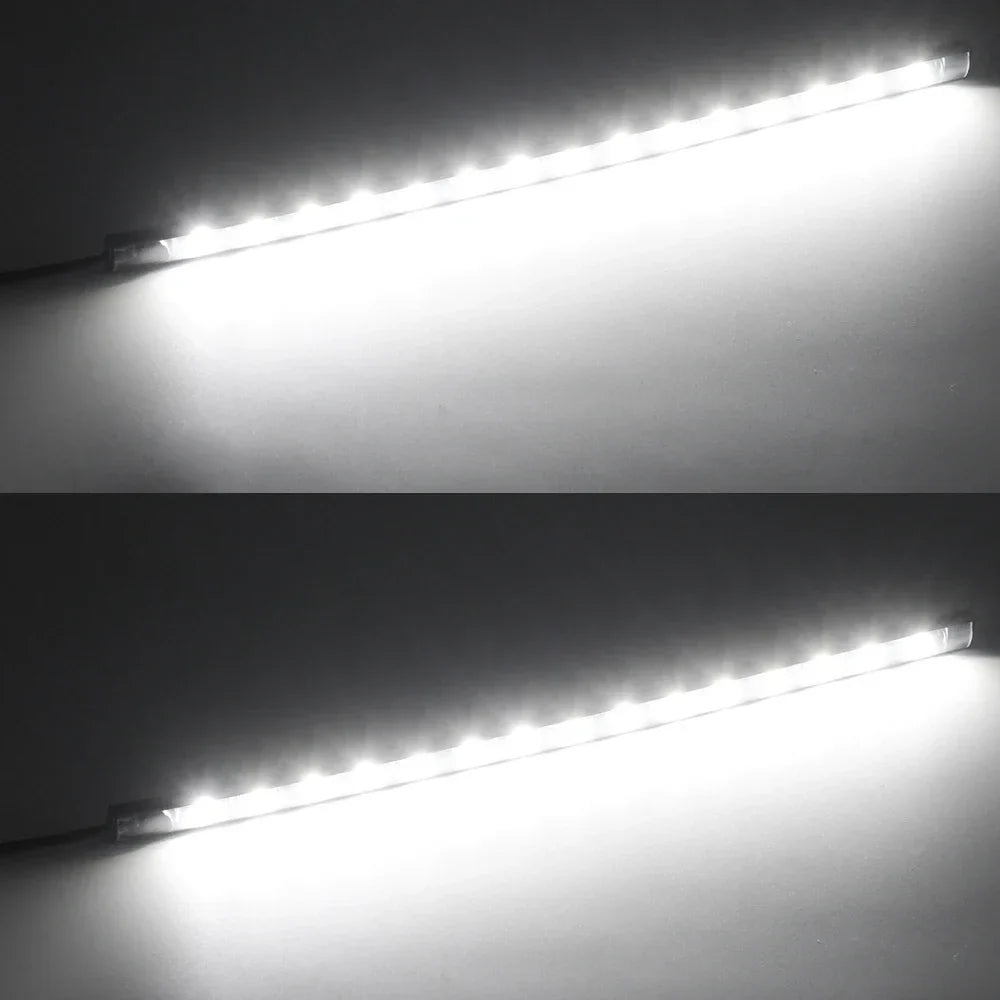 2pcs Car Ambient Lighting Strip | Waterproof 12V LED Decorative Neon Lamp for Auto Interior
