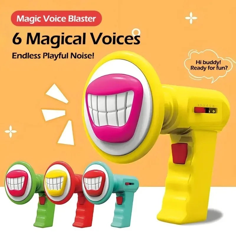 Children's Voice Changing Toy with 6 Sound Effects Role Playing Voice Speaker Handheld Amplifier Parody Fun Toy