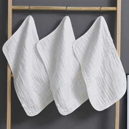 Large Muslin Burp Cloths | Extra Absorbent Baby Hand Washcloths