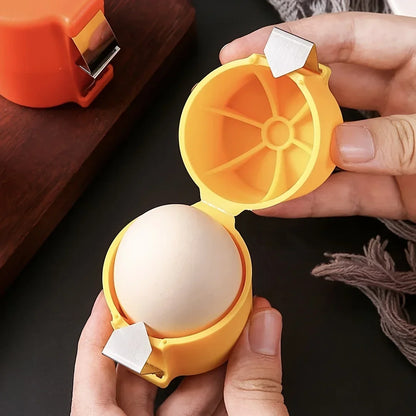 Egg Shell Opener Press | Portable Egg Separator Tool for Kitchen Baking