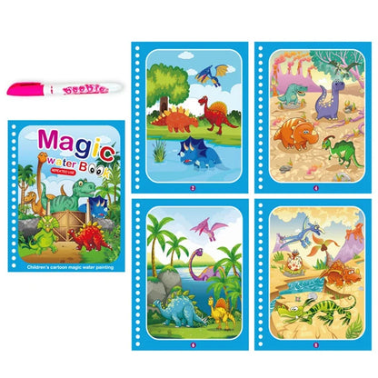 Water Drawing Book for Toddlers | Reusable Montessori Coloring Toy