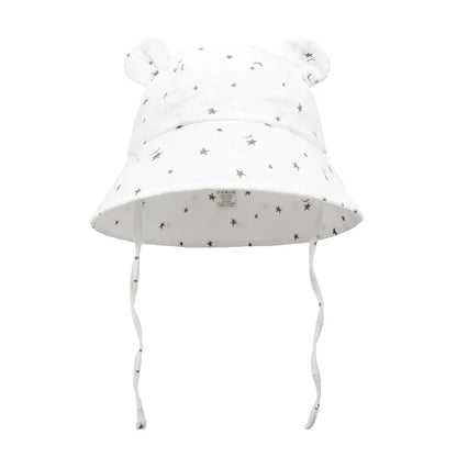 Muslin Baby Sun Hat for Toddlers | 100% Cotton Cartoon Kids Cap